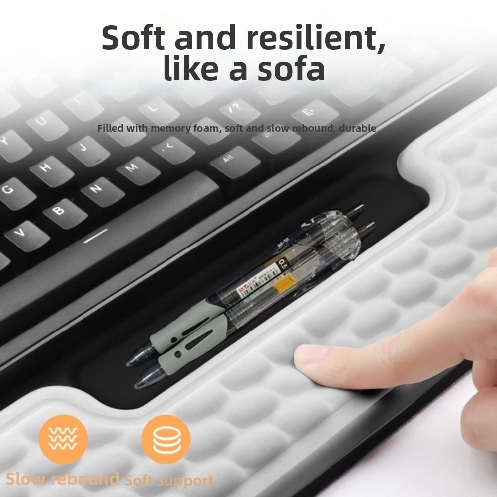 Keyboard Wrist Pad Leather - 컴퓨터 통합형 키보드 스탠드 소프트 틸트