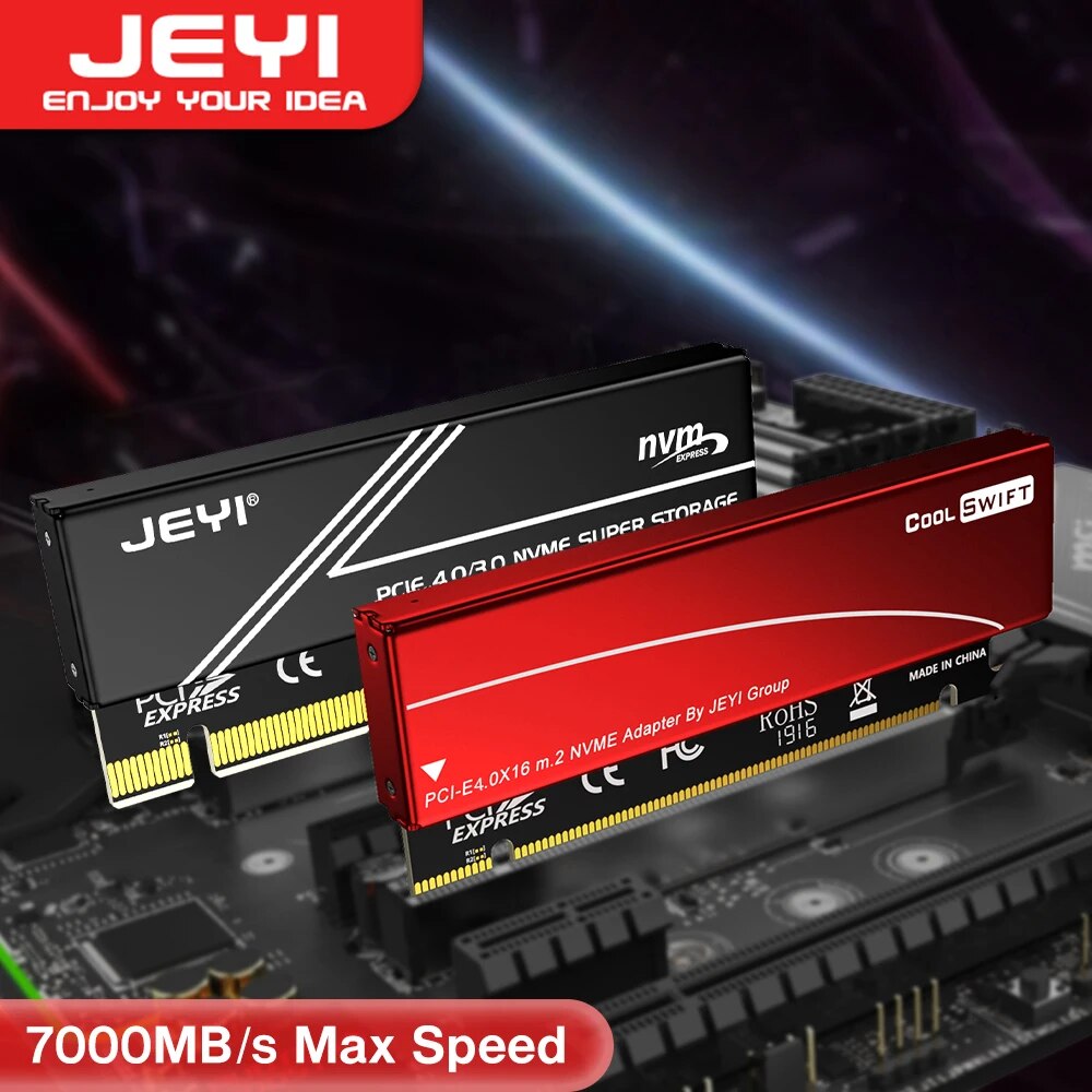 Samsung Ssd 990 Pro - JEYI M.2 NVME-PCIE 4.0 X16 어댑터,