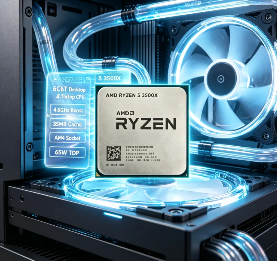 Amd Cpu Ryzen 5 - 소켓 AM4 교체용 프로세서 R5 3500X