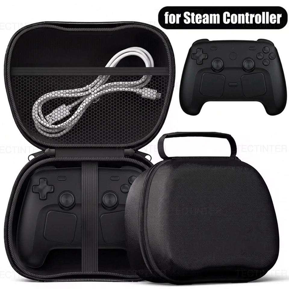 Tech Accessories Case - 스팀 컨트롤러/PS5 PS4 PS3/Xbox 시리즈/닌텐도 스위치