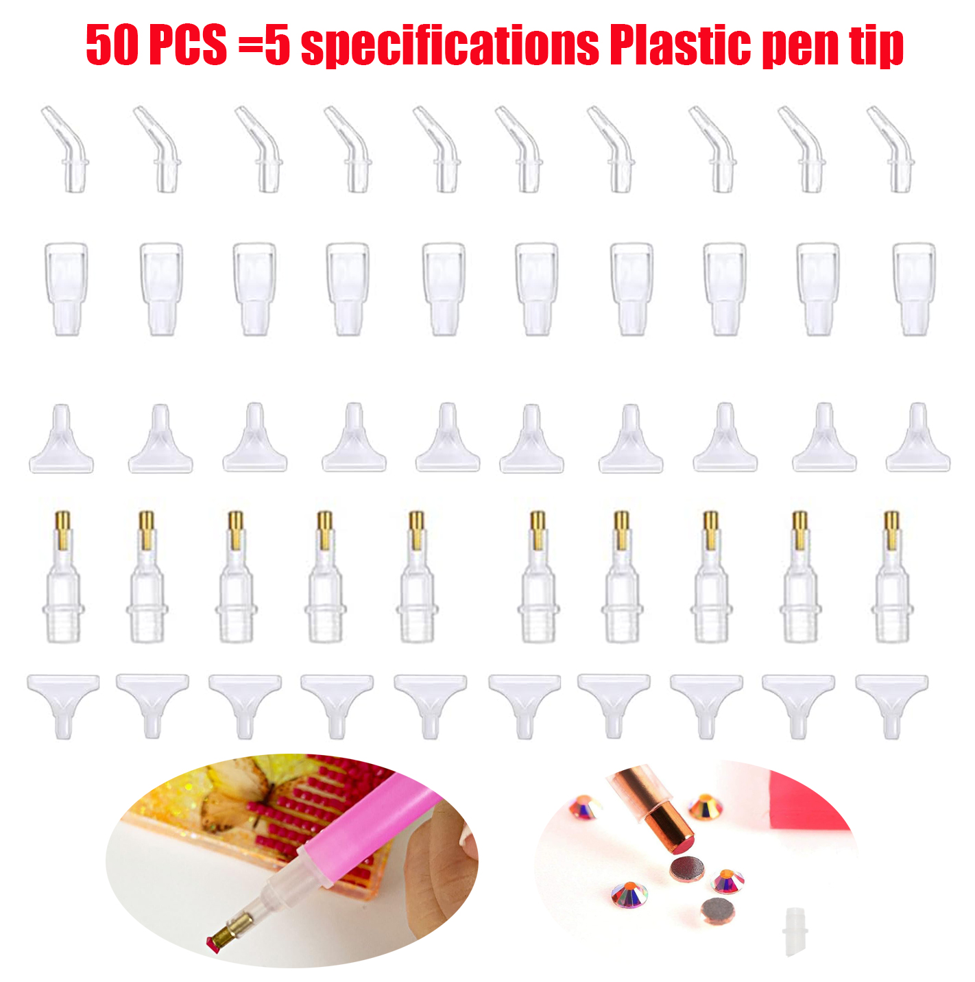 Useful Tech Accessories - 50개 다이아몬드 페인팅 아트 드릴 도트