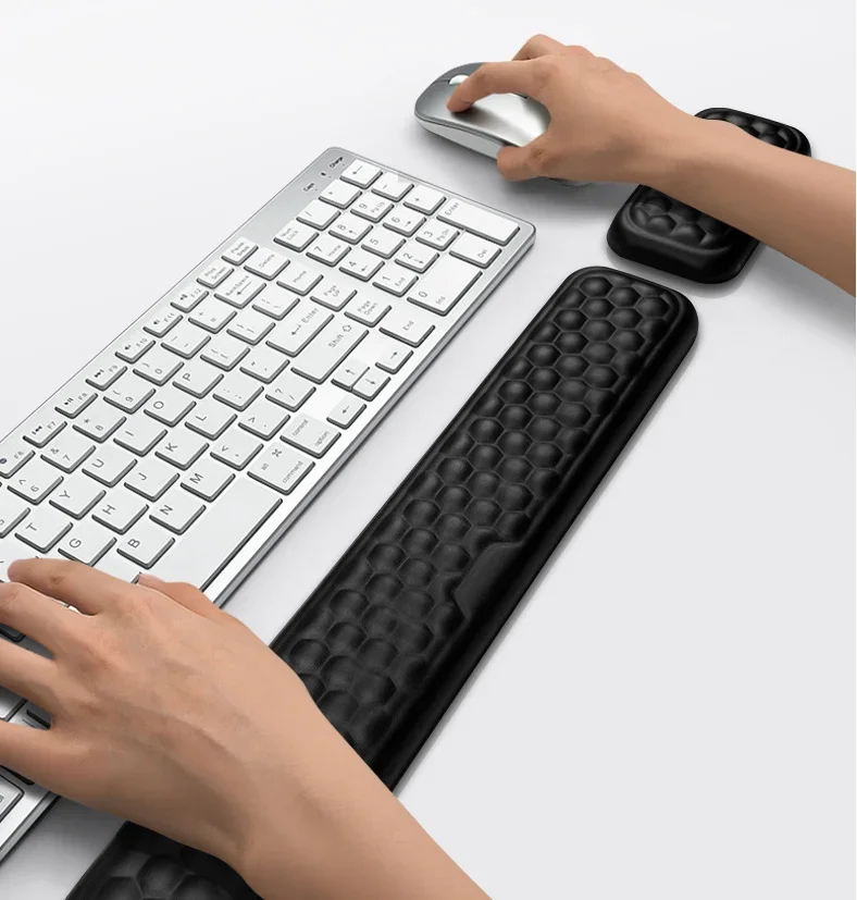 Keyboard Wrist Pad Leather - 손목 마우스 및 키보드 보호 패드
