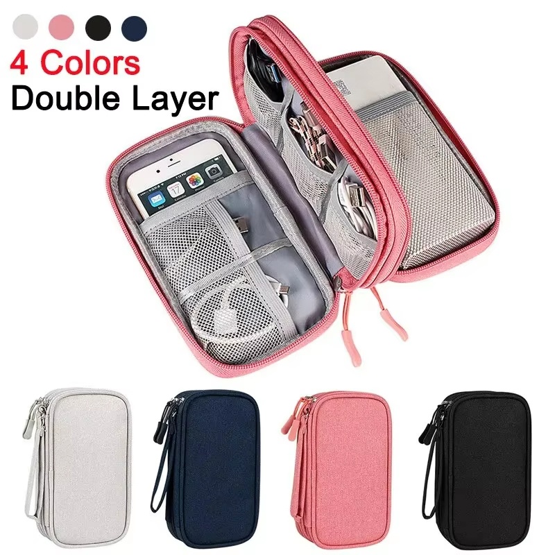 Tech Accessories Case - 여행용 방수 운반 가방 전자제품 정리함