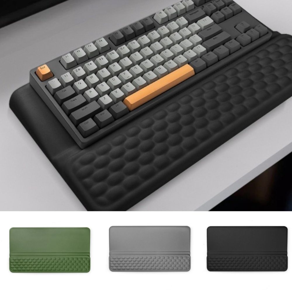 Keyboard Wrist Pad Leather - 편안한 타이핑, 미끄럼 방지 인체공학적 컴퓨터