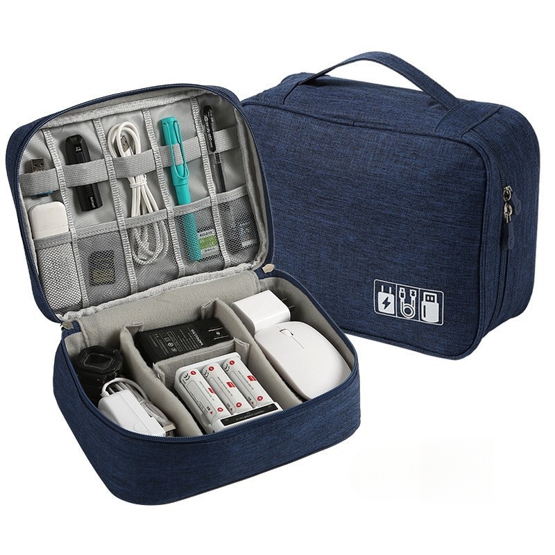 Tech Accessories Case - 휴대용 디지털 저장 가방 USB 가젯