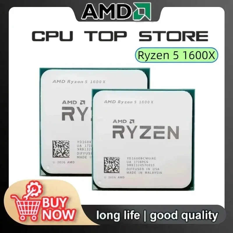 AMD 라이젠 5 1600X 오리지널 새제품 AM4 데 - Amd Cpu Ryzen 5 리뷰 및 가격