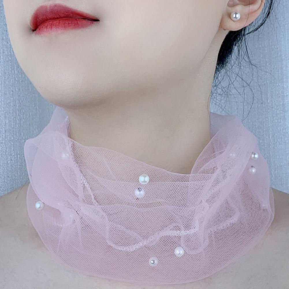 우아한 탄성 넥 랩 솔리드 컬러 넥 칼라 가짜 진주 장 - Useful Tech Accessories 리뷰 및 가격