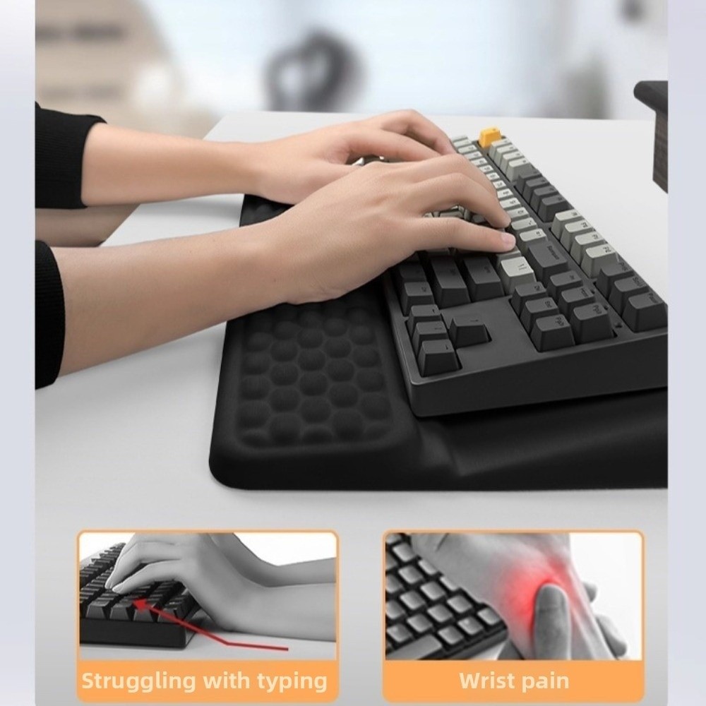 쉬운 타이핑 논슬립 인체공학적 컴퓨터 키보드 스탠드 기 - Keyboard Wrist Pad Leather 리뷰 및 가격