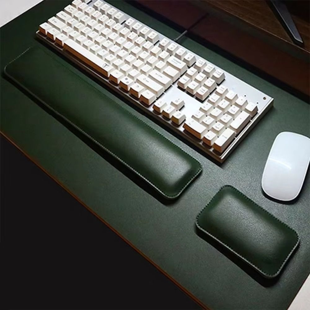 내구성이 뛰어난 휴대용 가죽 마우스 패드 대형 가죽 키 - Keyboard Wrist Pad Leather 리뷰 및 가격