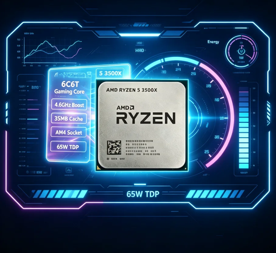 소켓 AM4 교체용 프로세서 R5 3500X 6 코어  - Amd Cpu Ryzen 5 리뷰 및 가격