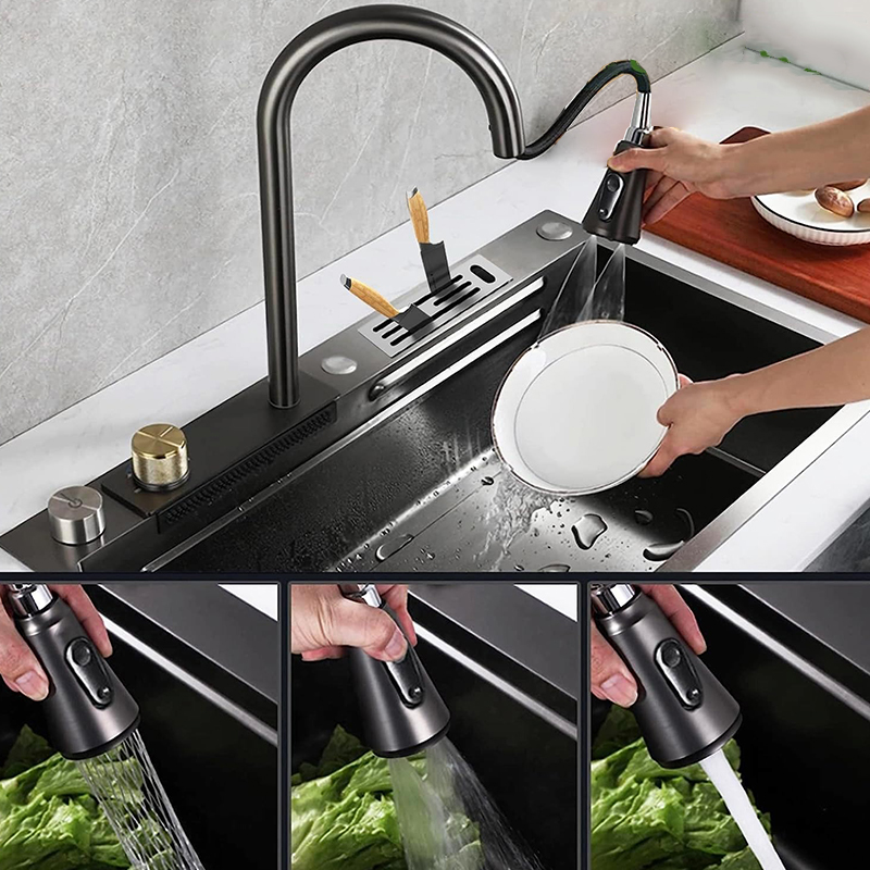나노 스테인레스 스틸 주방 싱크 매트 스퀘어 주방 액세 - High Tech Kitchen Accessories 리뷰 및 가격