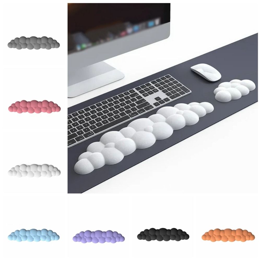 부드러운 구름 모양 키보드 손목 받침대 메모리폼 편안한 - Keyboard Wrist Pad Leather 리뷰 및 가격