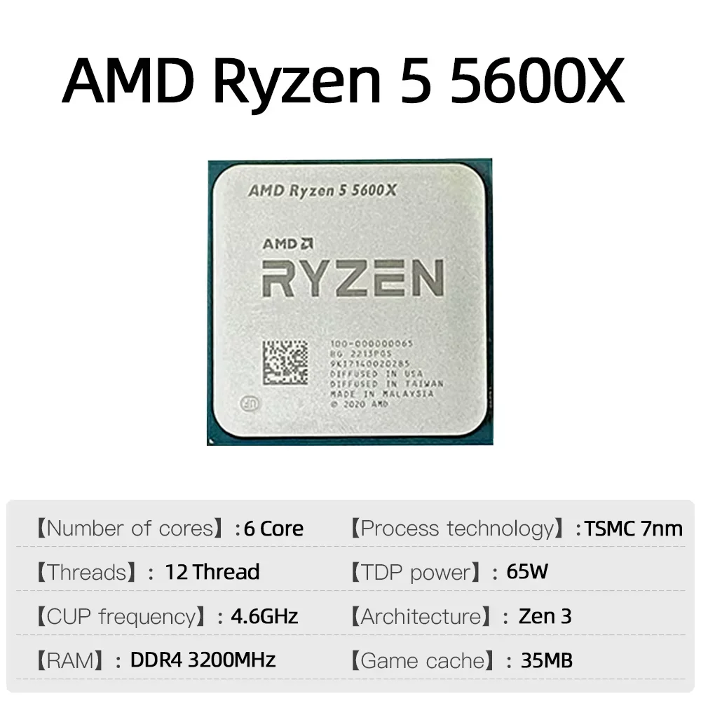 AMD Ryzen 5 5600X 프로세서 신형 R5 5 - Amd Cpu Ryzen 5 리뷰 및 가격