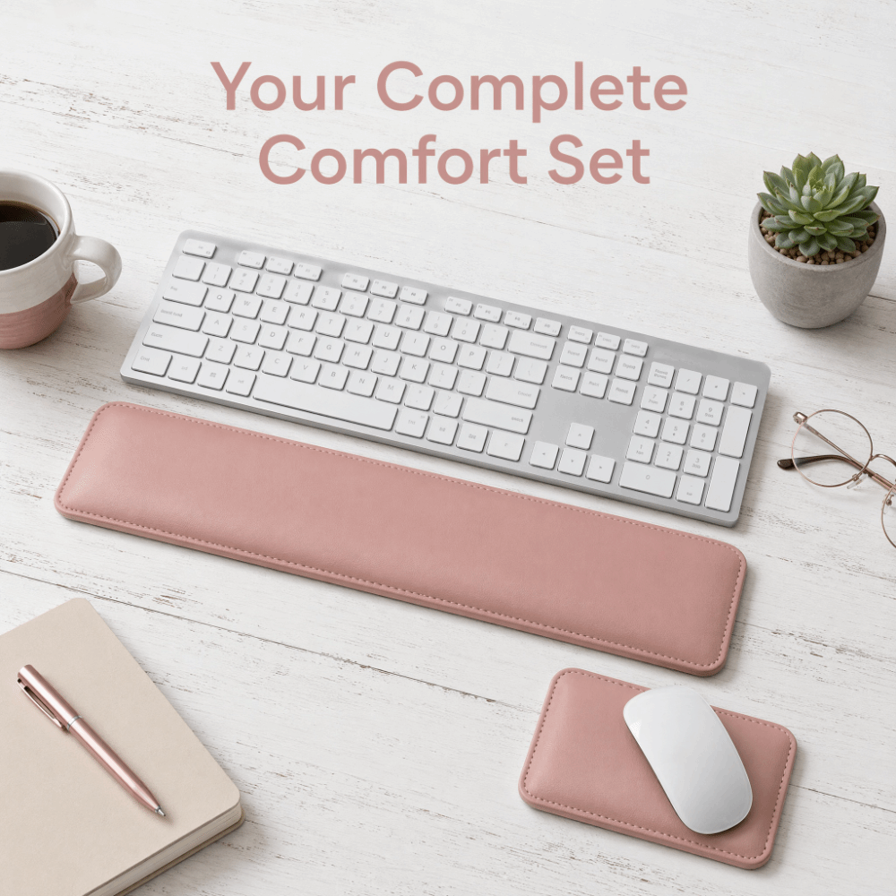 휴대용 가죽 마우스 패드 대형 양면 키보드 손목 패드  - Keyboard Wrist Pad Leather 리뷰 및 가격