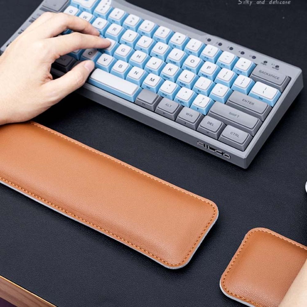 휴대용 가죽 마우스 패드 대형 양면 키보드 손목 패드  - Keyboard Wrist Pad Leather 리뷰 및 가격