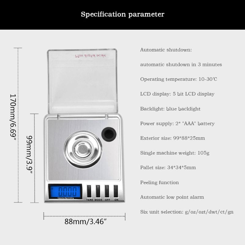 20g/0.001g 보석 스케일 미니 디지털 포켓 스케 - High Tech Kitchen Accessories 리뷰 및 가격