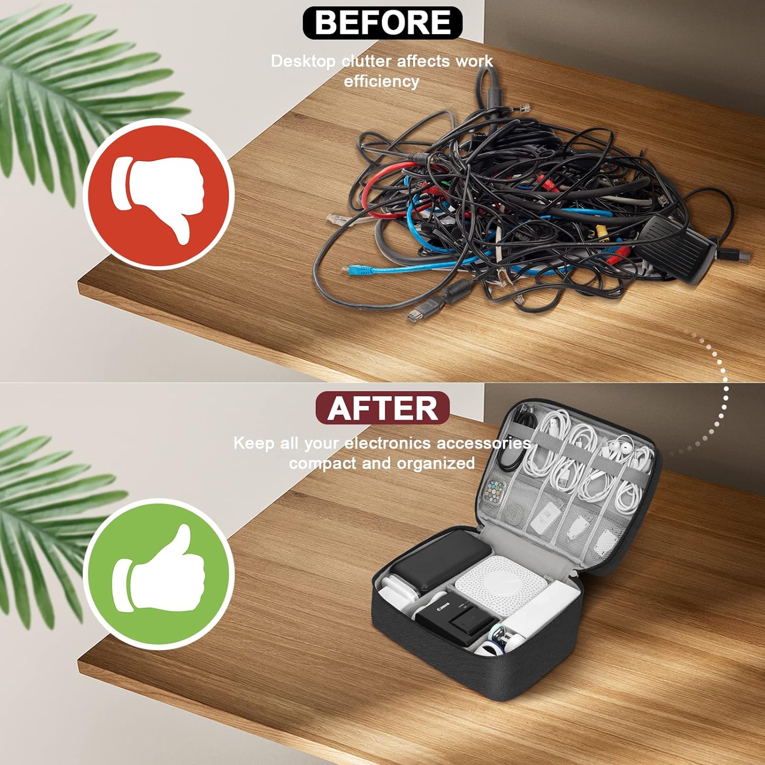 휴대용 디지털 저장 가방 USB 가젯 방수 케이블 정리 - Tech Accessories Case 리뷰 및 가격